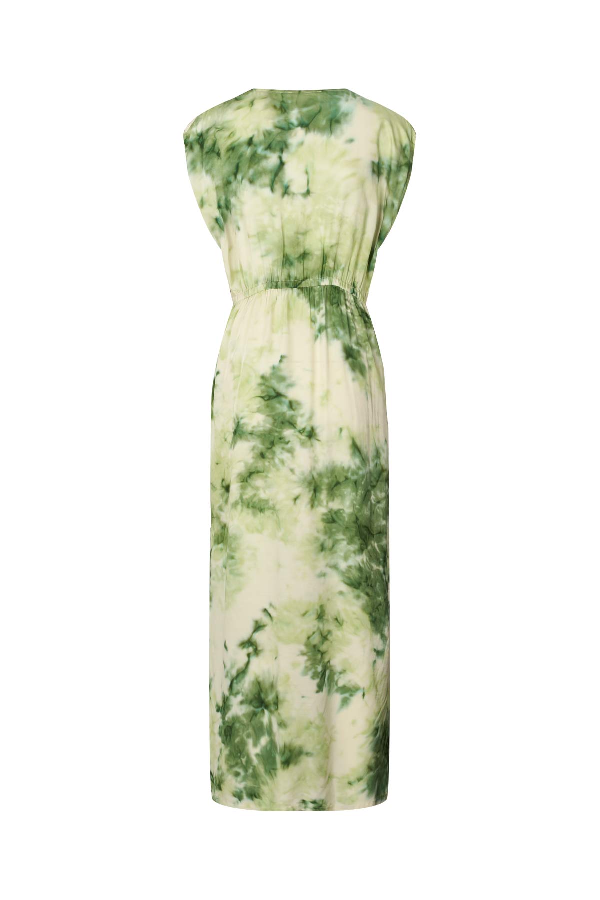 Fusion elastic waist dress - Indi I Emerald combo
