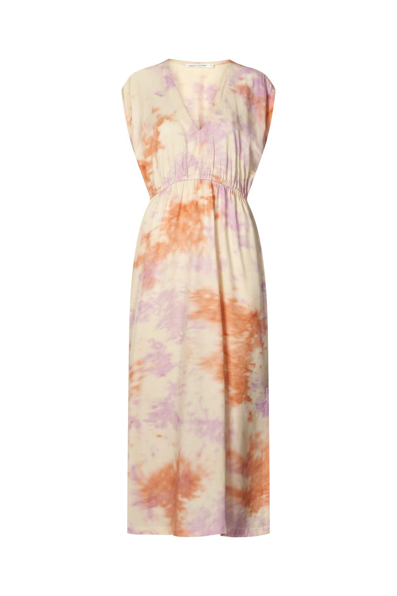 Fusion elastic waist dress - Indi I Ametrine combo
