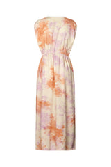 Fusion elastic waist dress - Indi I Ametrine combo