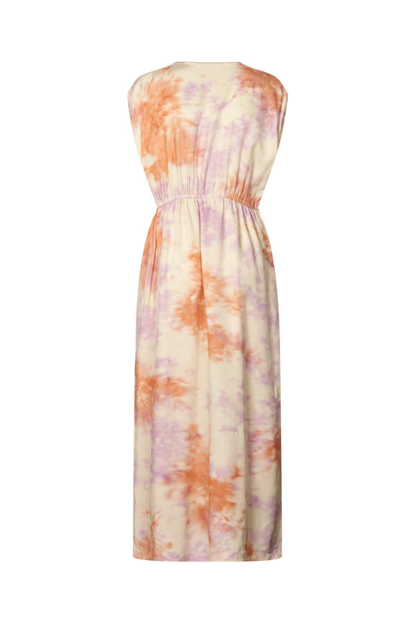 Fusion elastic waist dress - Indi I Ametrine combo