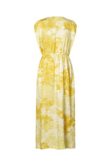 Fusion elastic waist dress - Indi I Lemon combo
