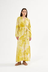 Fusion belt dress - Ingela I Lemon combo