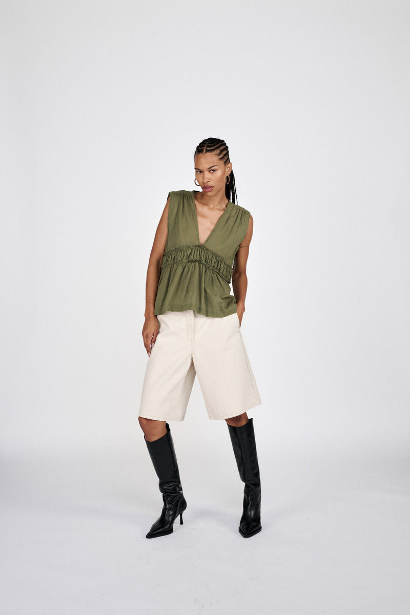 Helfred - Cotton top I Black