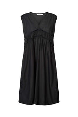 Hyben - Cotton short dress I Black