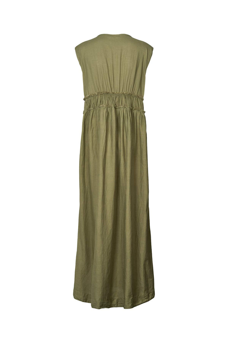 Harmonie - Cotton long dress I Raw lumber