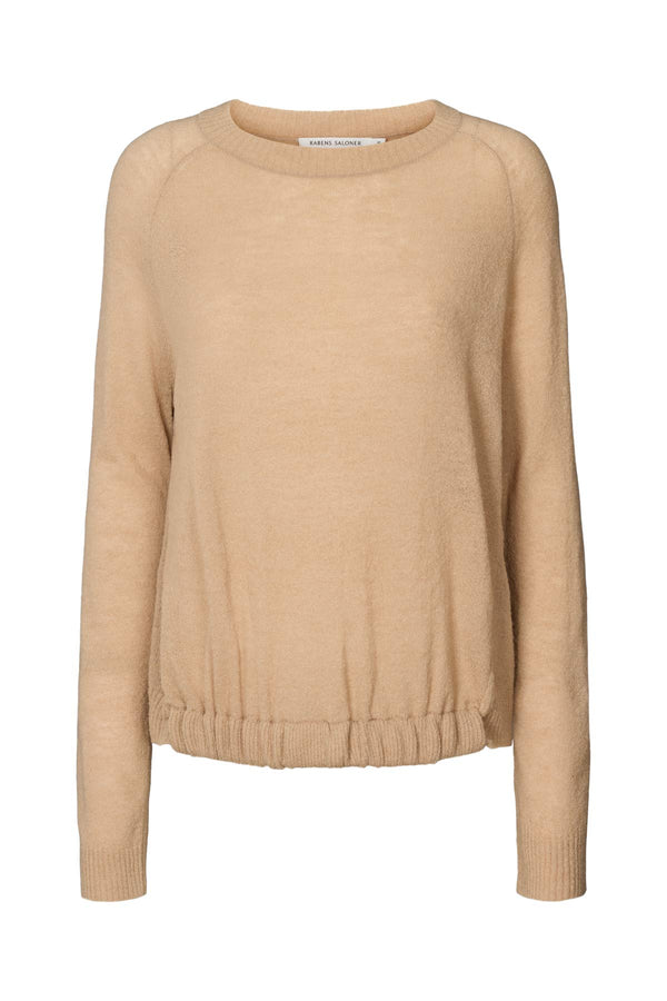 Engel - Airy boxy sweater I Sand