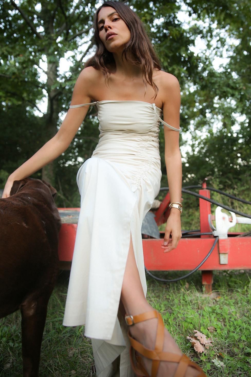 Gunna - Papery bodice top I Black