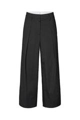Enel - Papery parallel pants I Black