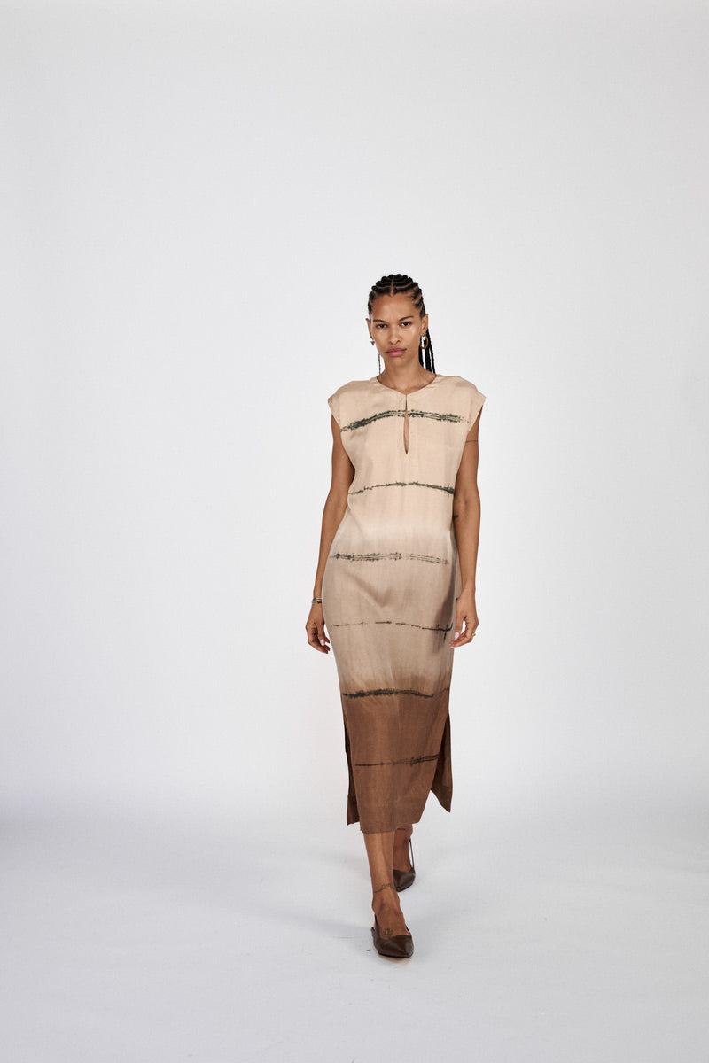 Nuance dress - Lecia I Chocolate combo
