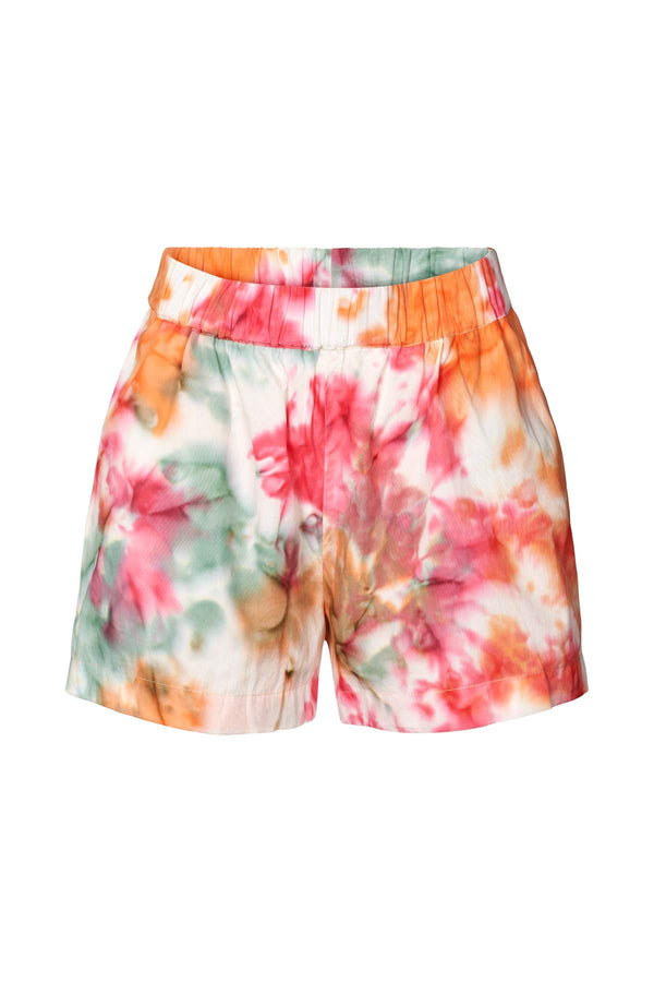 Lania - Abstract cotton shorts I Rainbow combo