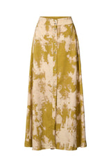 Natja - Misty button skirt I Golden mustard combo