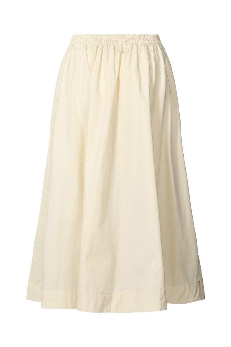 Guri - Poplin heavy full skirt I Champagne
