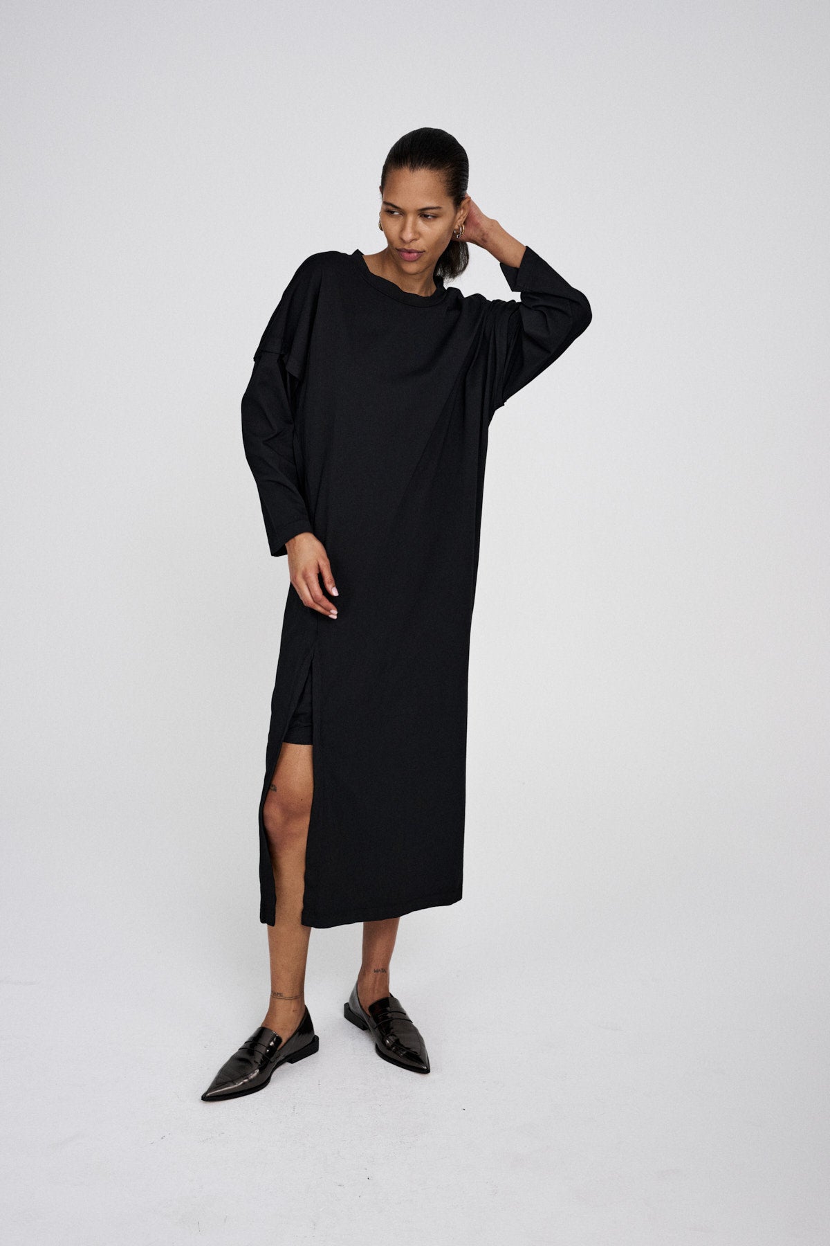Brynja - FOT jersey dress I Faded black