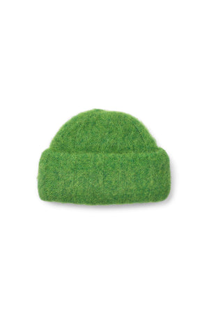 Dolores - Superlight knit hat I Viper green