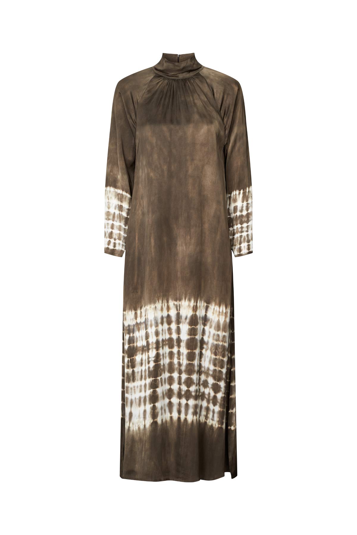 Heyal - Frequency funnel LS dress I Dry mocca combo