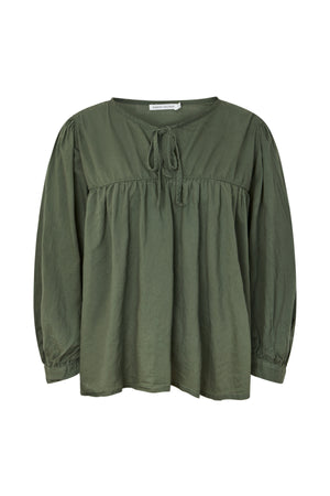 Eike - Cotton full sleeve blouse I Macadan