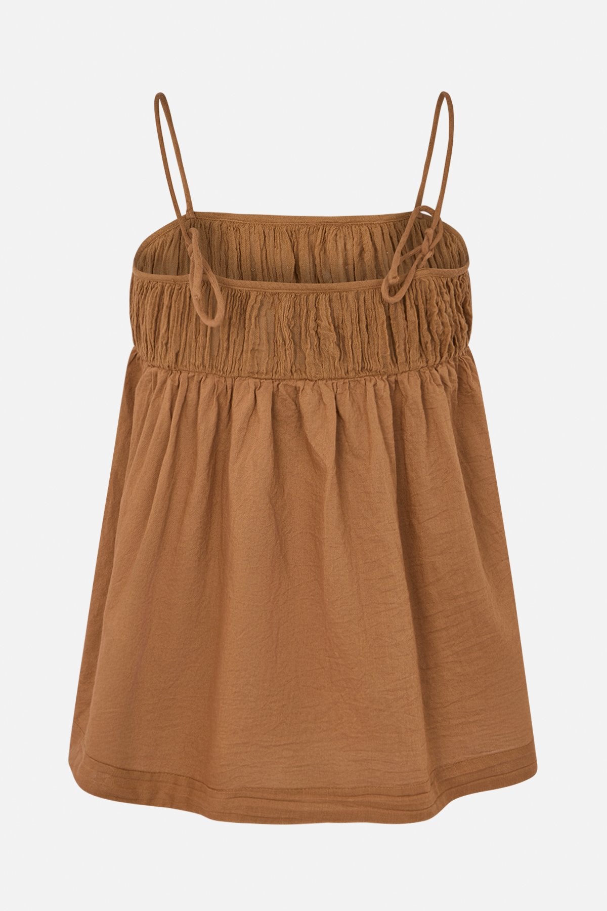 Dortie - Cotton angel string top I Chestnut