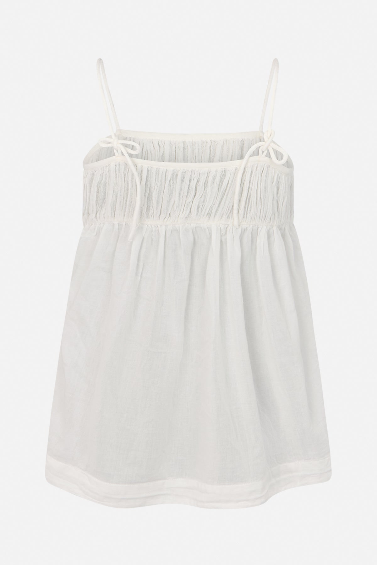 Dortie - Cotton angel string top I White