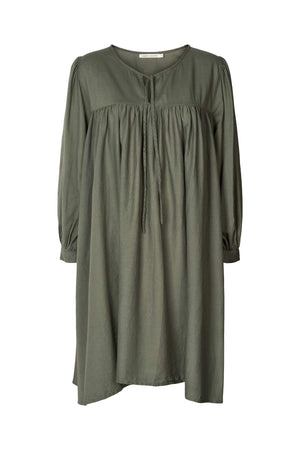 Elda - Cotton full sleeve dress I Macadan