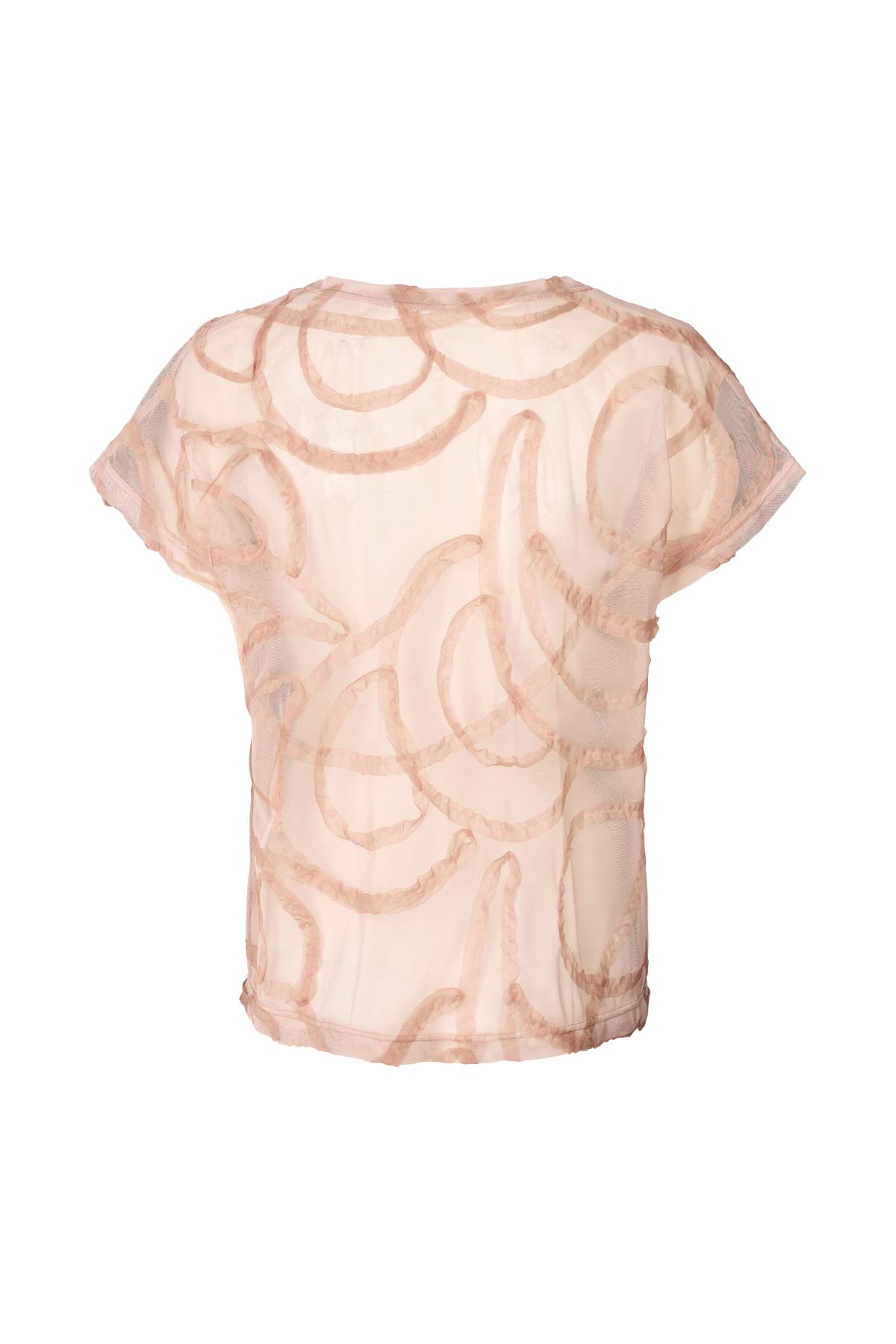 Gritt - Scribble boxy tee I Blush