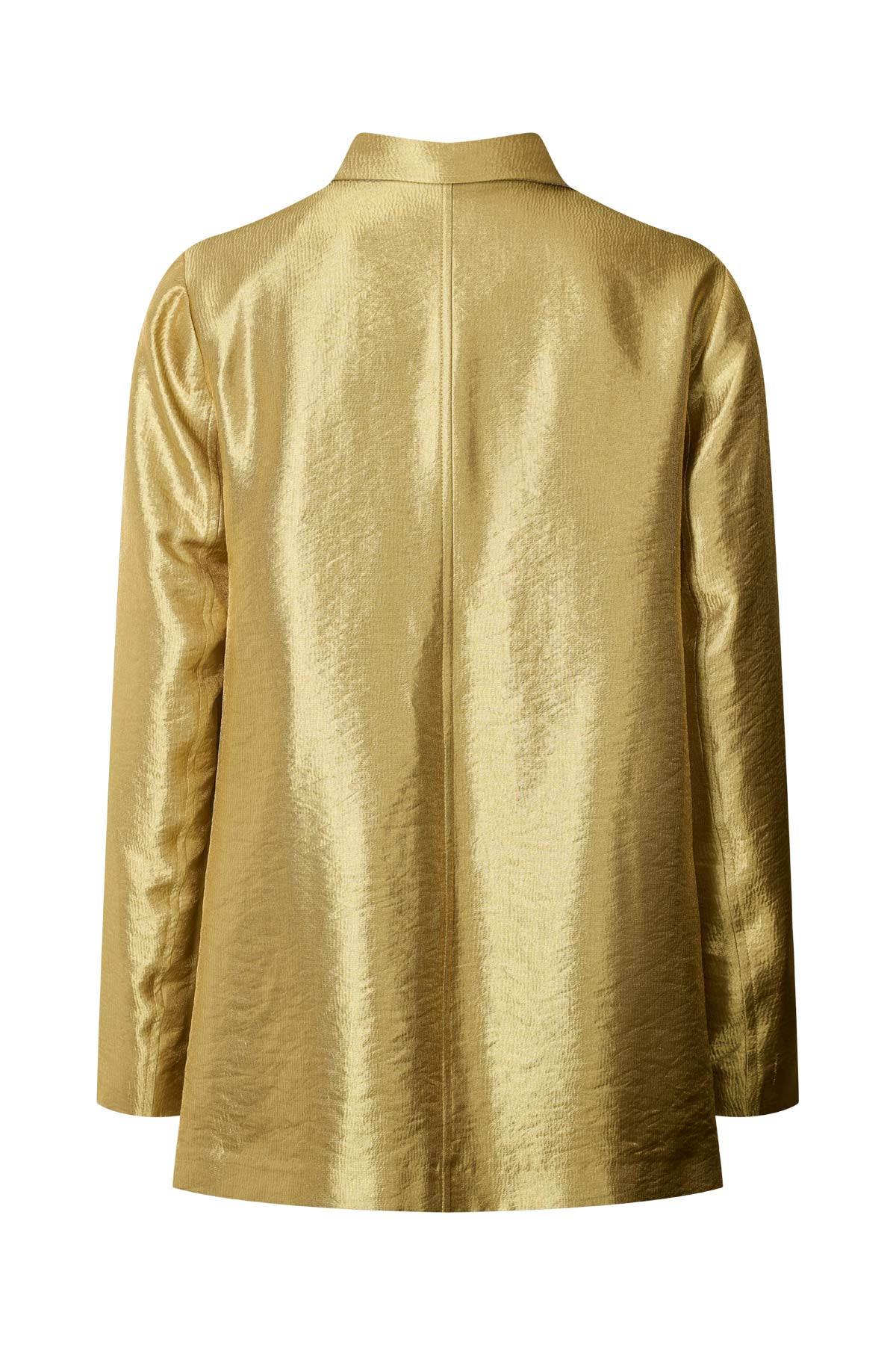 Alona - Woven gold jacket I Gold
