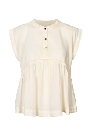 Deona - Cotton blouse I Bone
