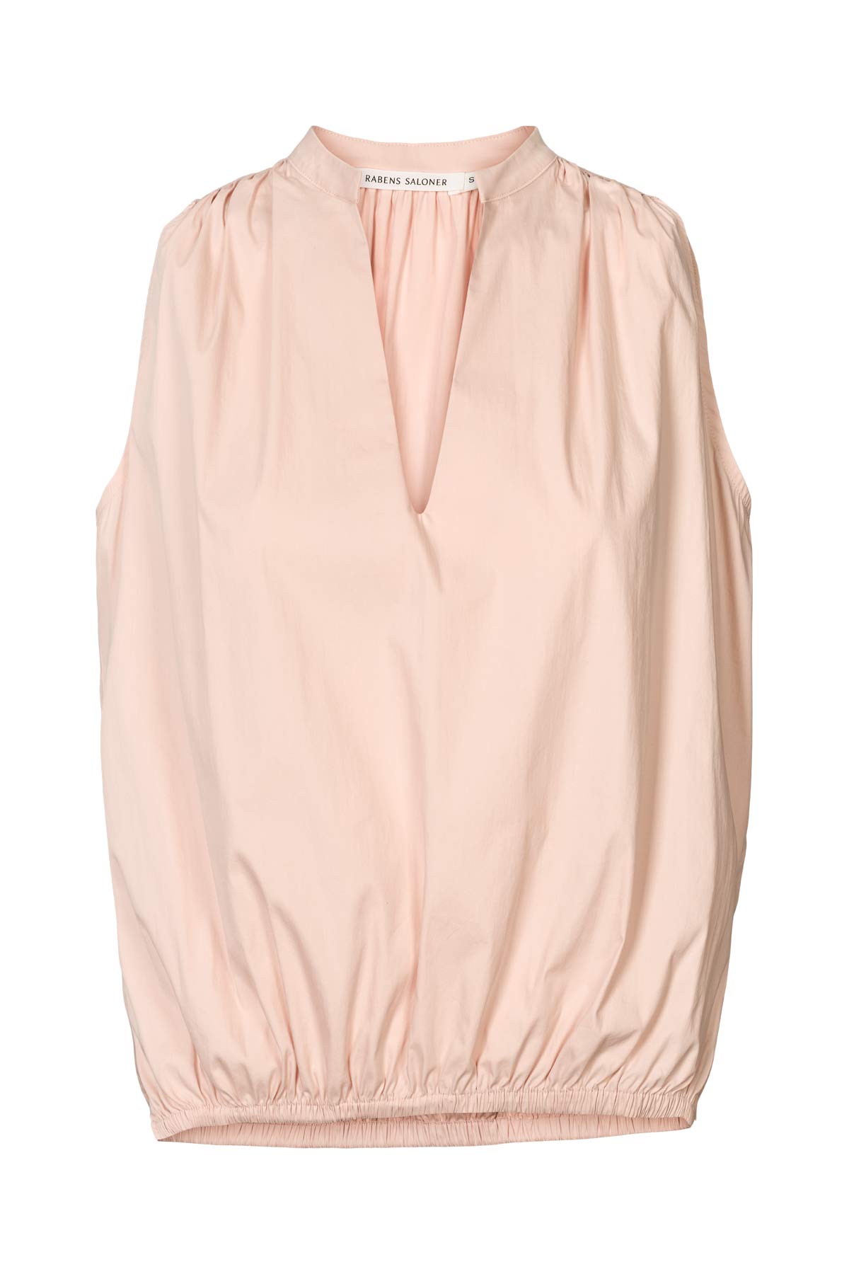 Ingeborg - Papery sleeveless blouse I Powder
