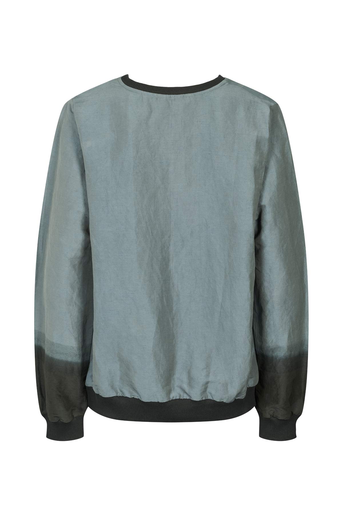 Ommi - Horizon sweat top I Grey/black
