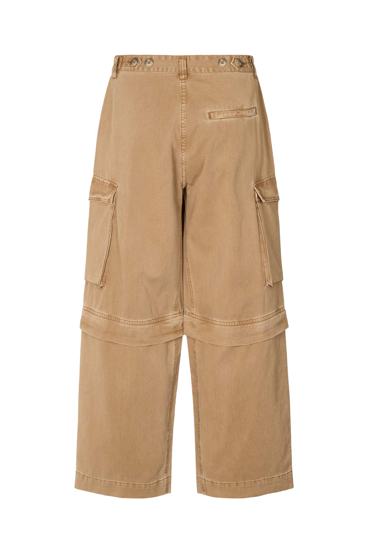 Frema - Canvas cargo pants I Washed tobacco