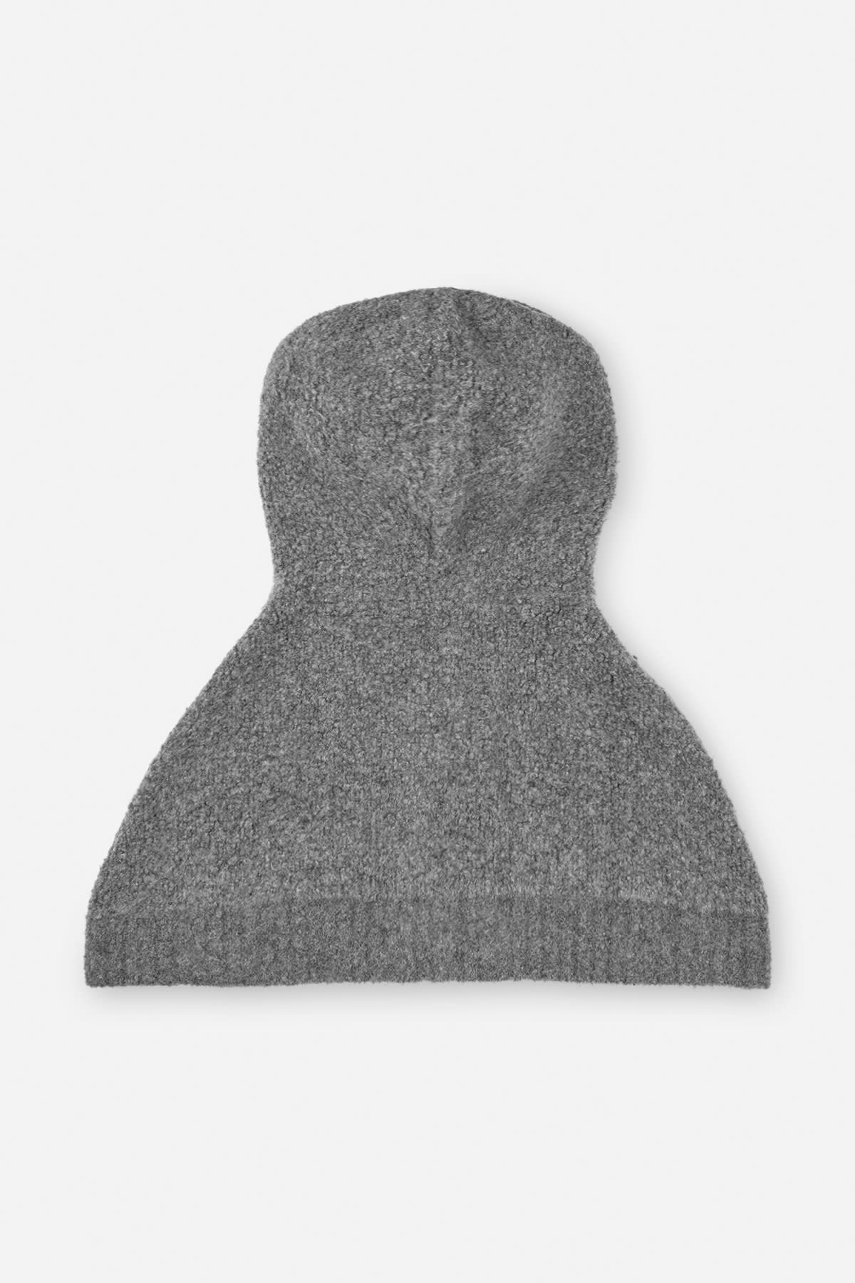 Sinika - Sheep knit hood I Grey melange
