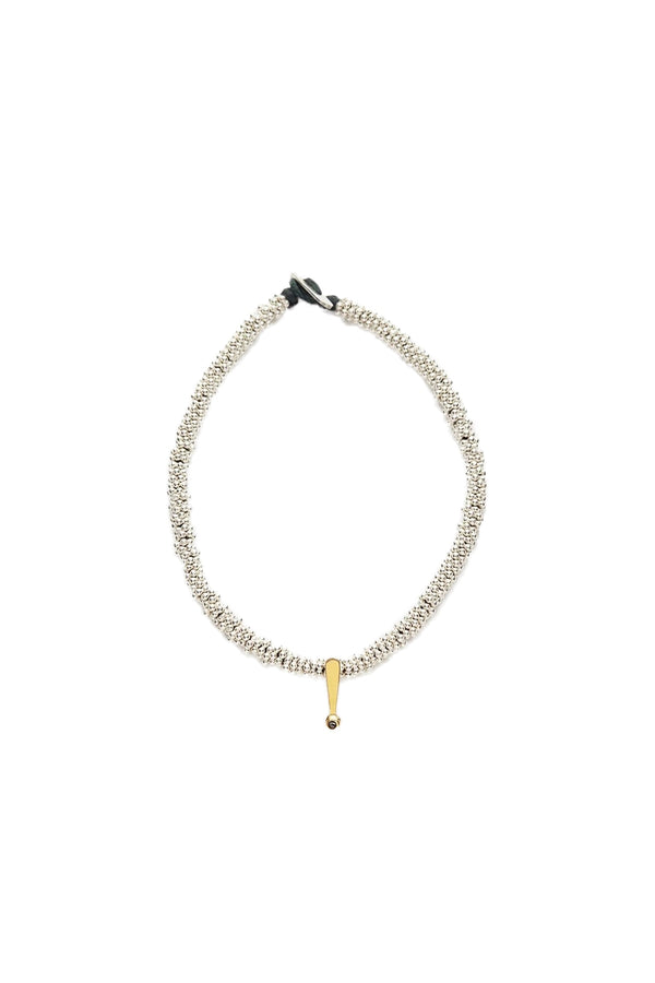 Bead bracelet w/gold pendant - Nafsu I Gold